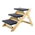 Foldable 4 Levels Wooden Pet Stairs & Ramp E563