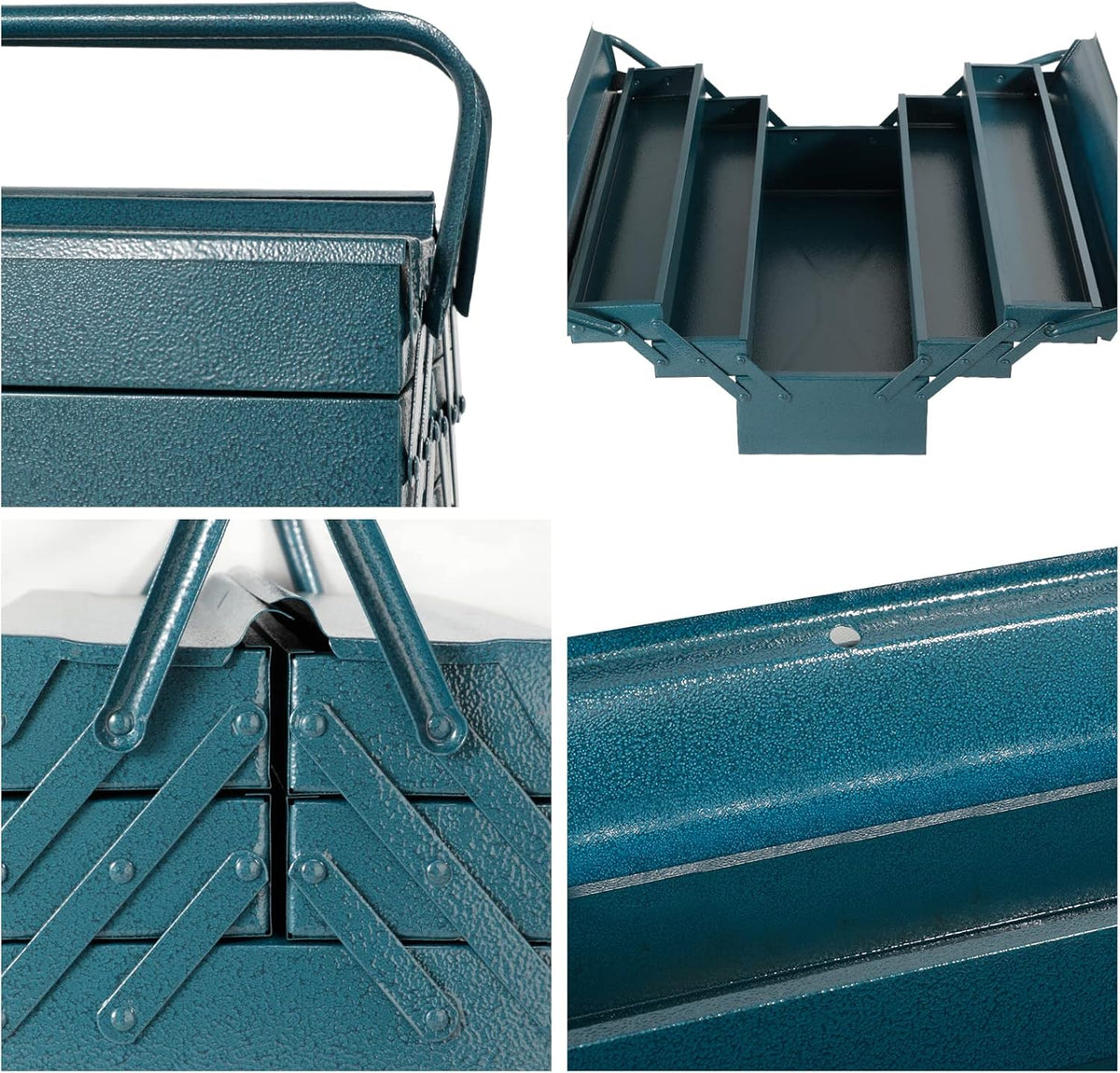 17 Inch Metal Cantilever Tool Box Q7662