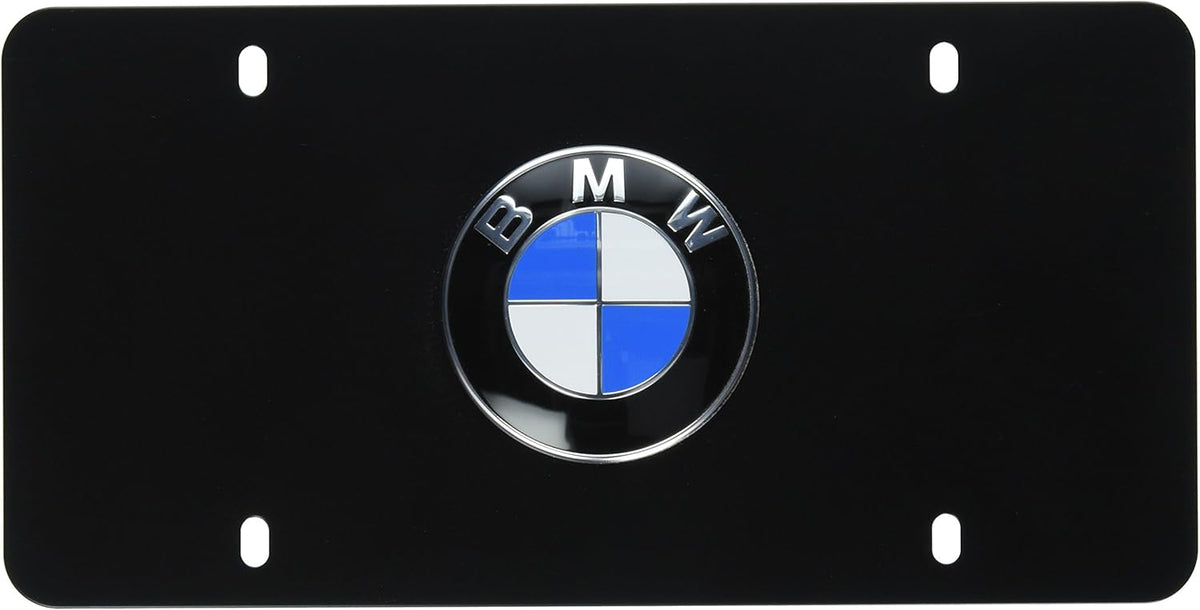 Black Pack of 2 License Plate K382