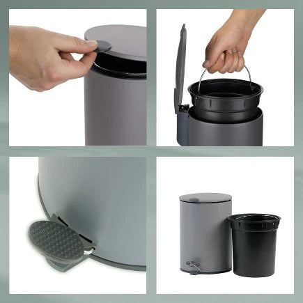 Light Grey 3L Dust Bin Mats O2412