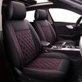 Black&Red Leather Car Seat Covers X6558