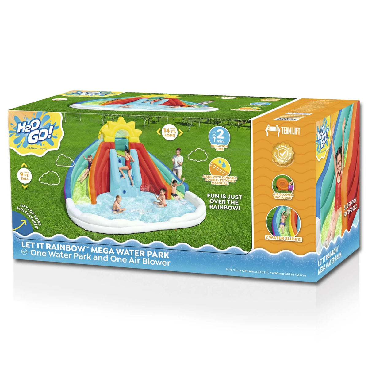 Inflatable Water Park with Splash Pool M2508