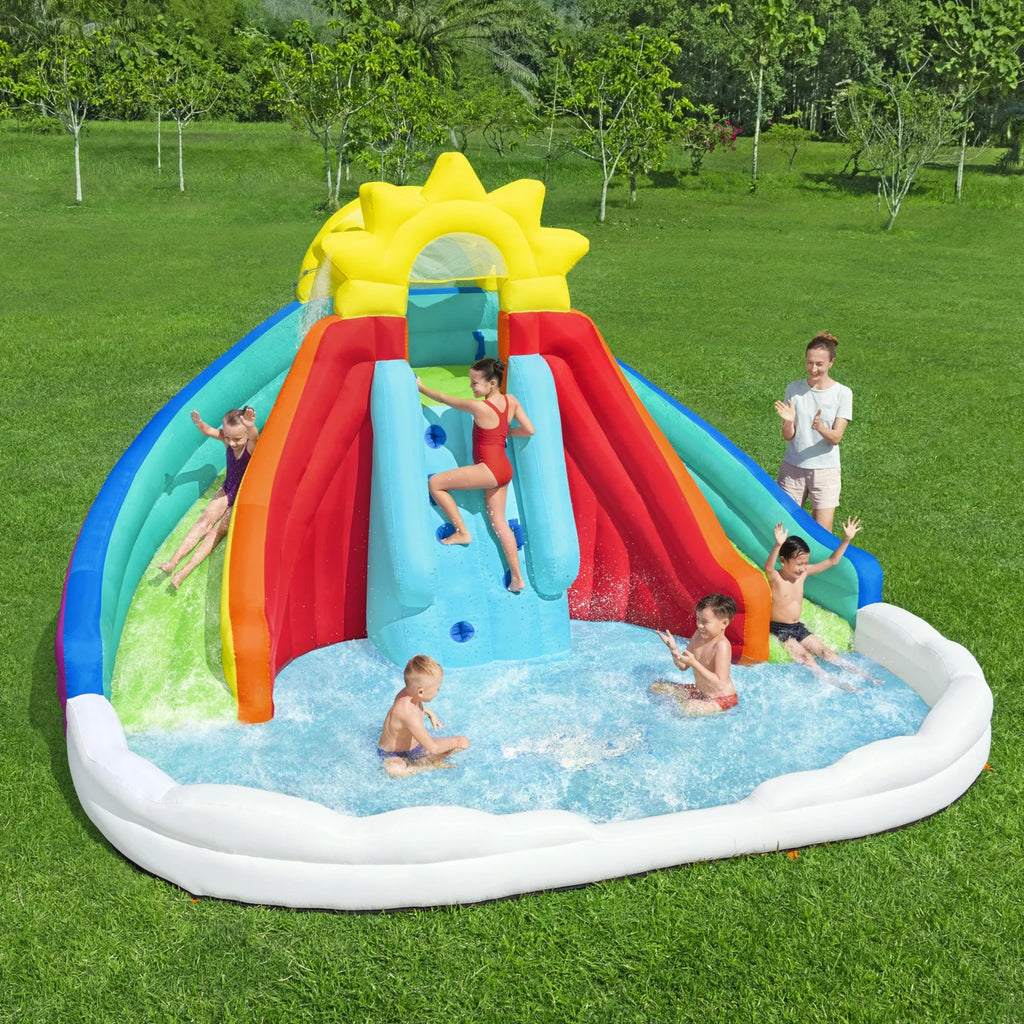 Inflatable Water Park with Splash Pool M2508