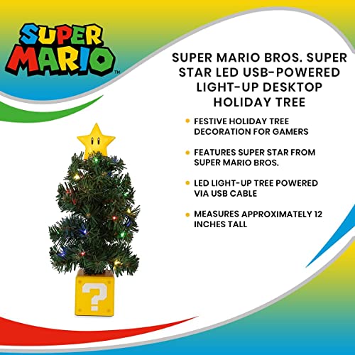 LED USB-Powered Light-Up Desktop Tree P12268