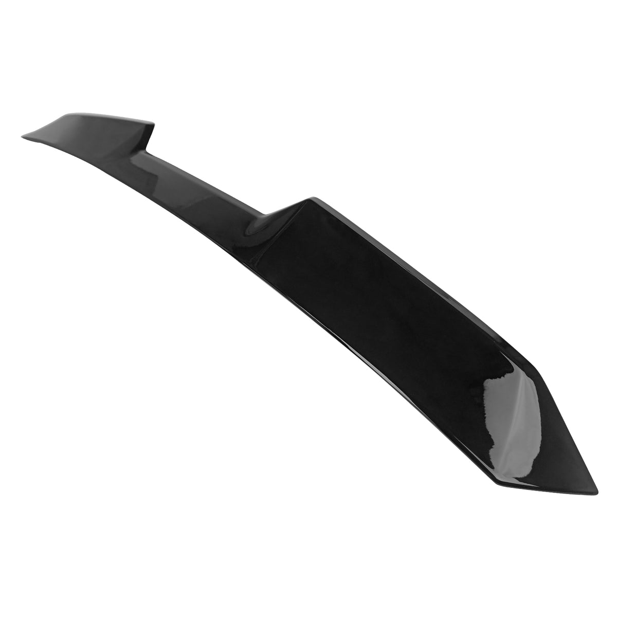 Gloss Black ABS Plastic V Style Roof Spoiler P8219