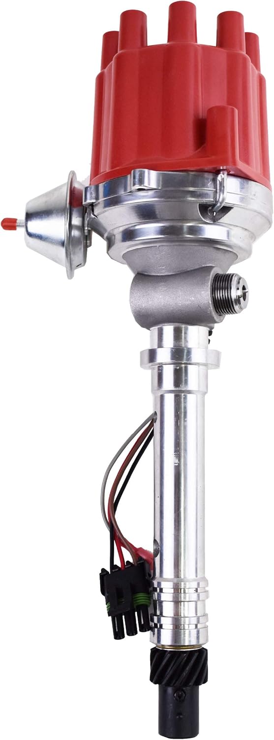 Ready to Run Distributor for Chevy Corvette V8 Engine, Blue Female Cap J225620