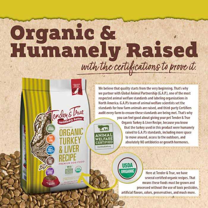Organic Turkey & Liver Recipe Dog Food F583791
