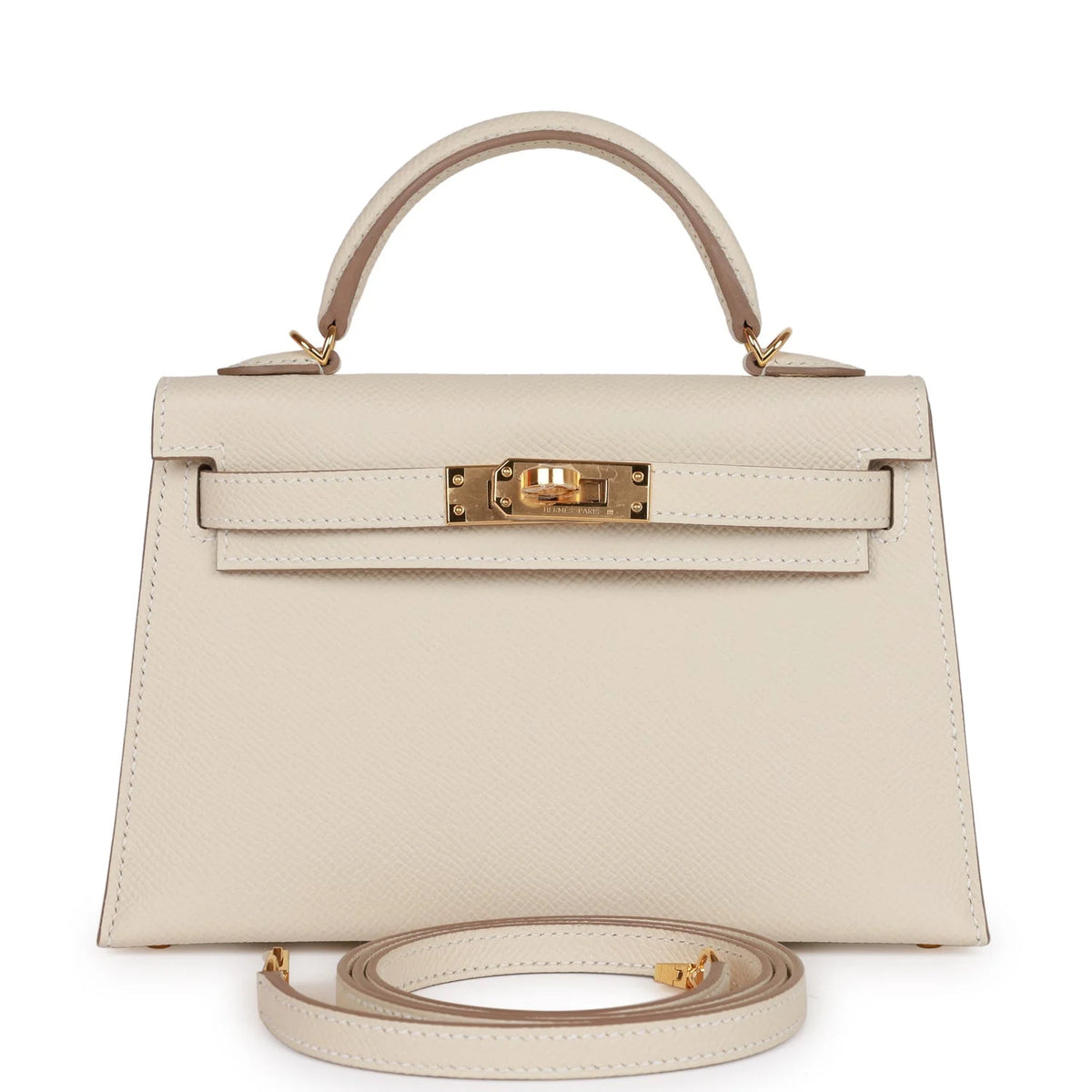 Kelly 20 Craie Epsom Gold Hardware Bag O2528
