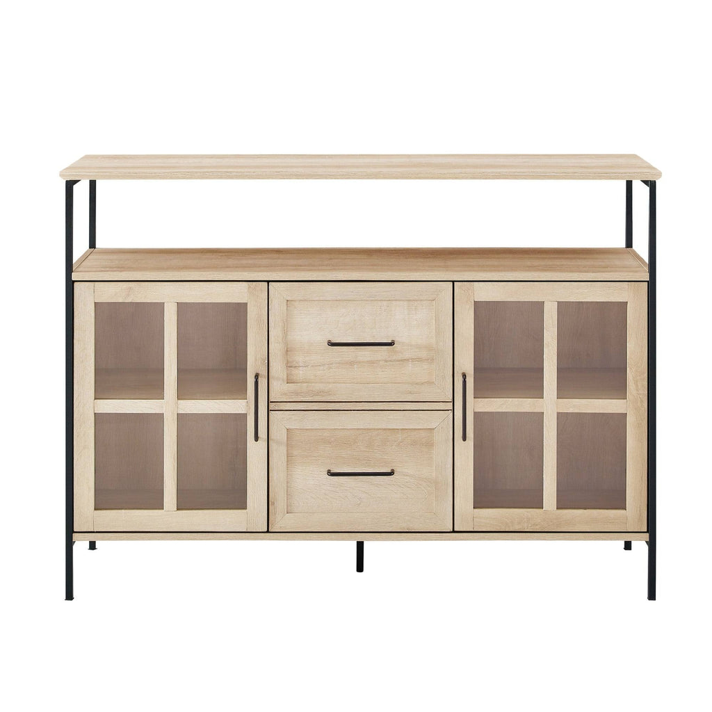 48-Inch Industrial 3-Door Buffet Y15009