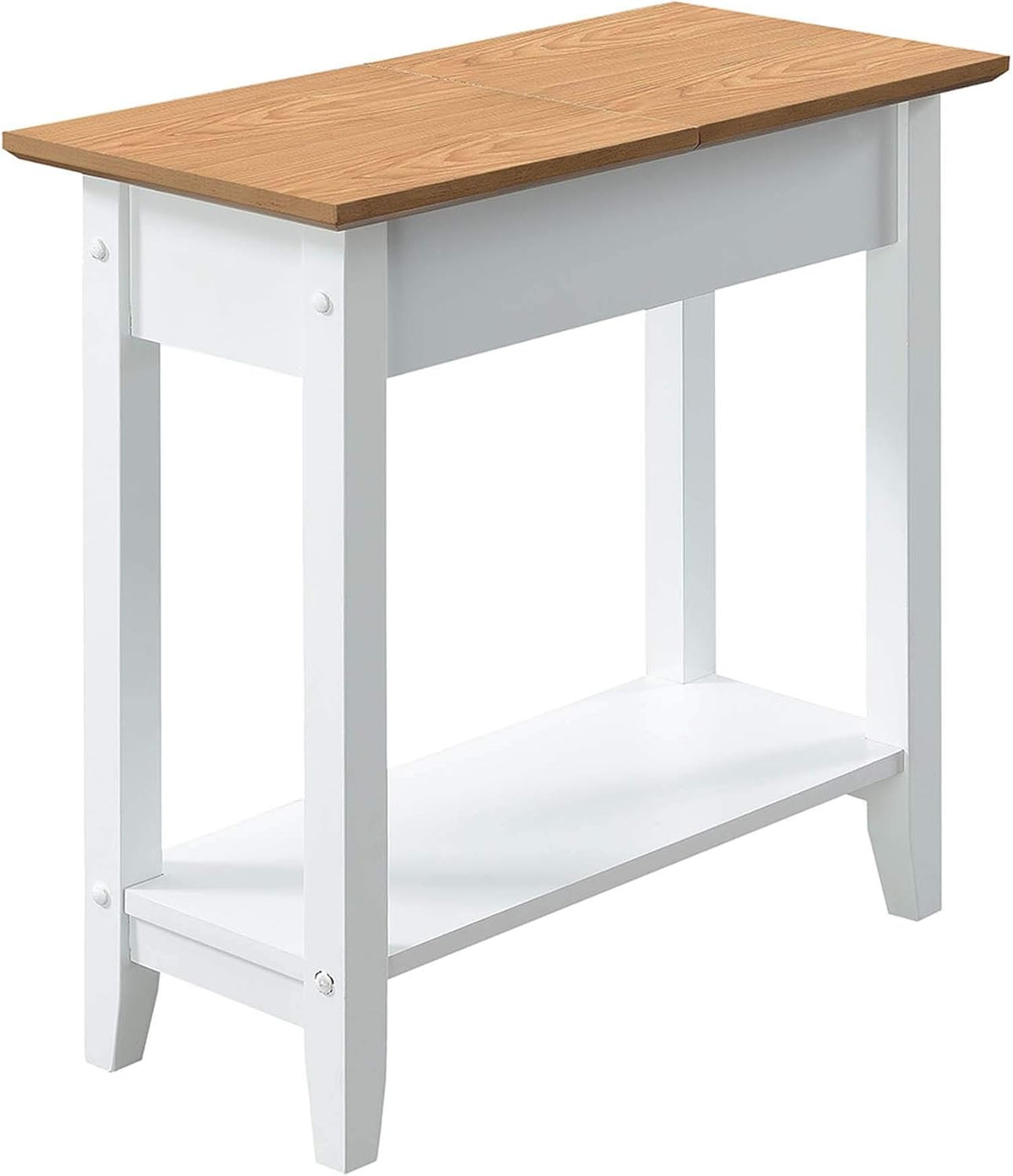 Dark Walnut Flip Top End Table A323292