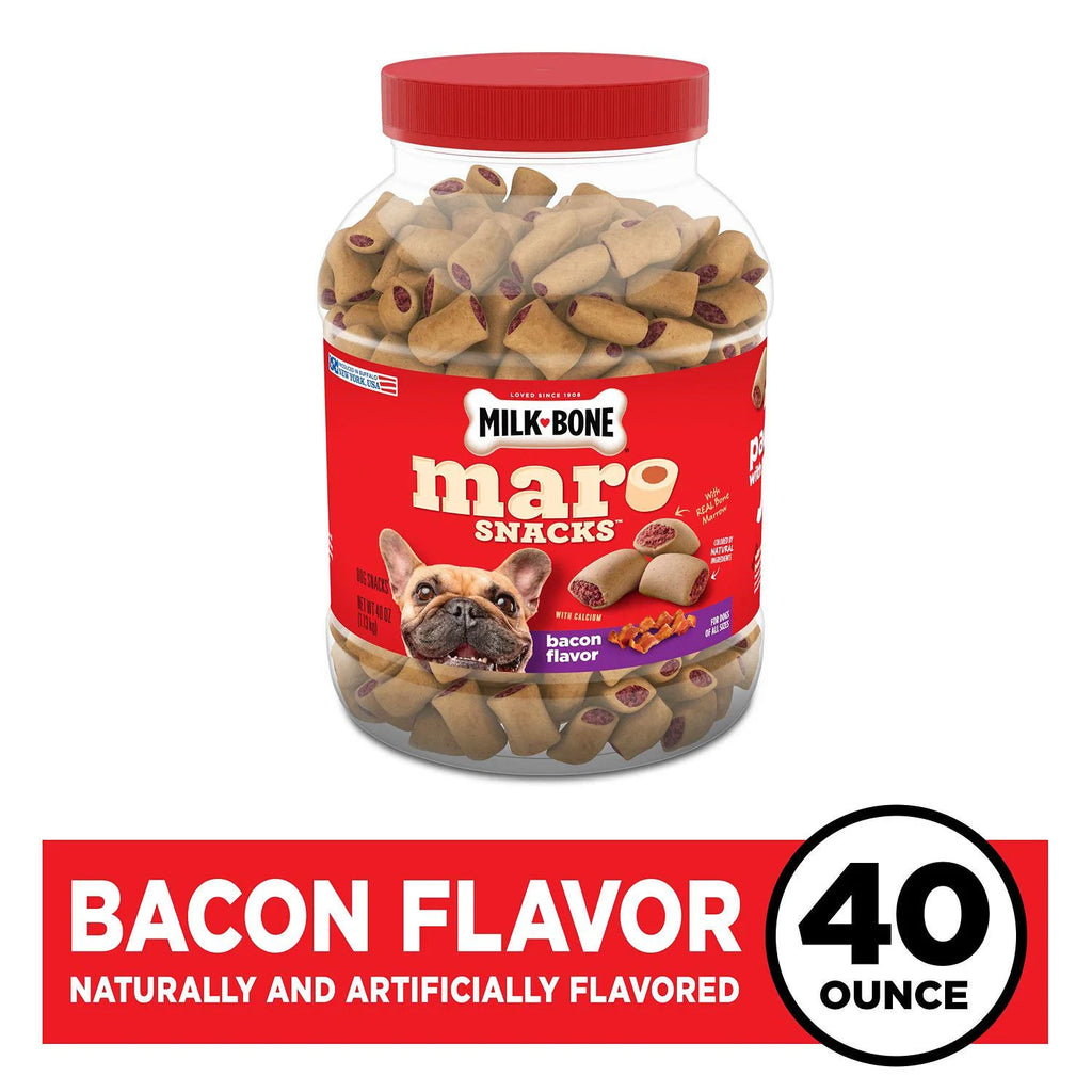 Small Bacon Flavor Dog Biscuit Treats, 40 oz. Z70873