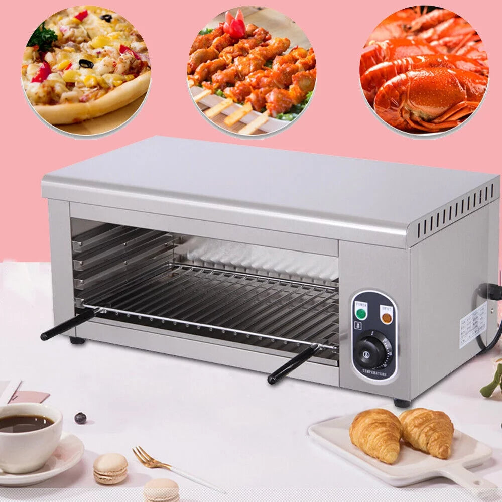Commercial Cheese Melter Wall-mounted 1500W Electric Salamander Broiler Q2547