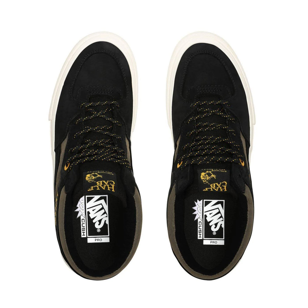 Black Military Half Cab Shoes V204