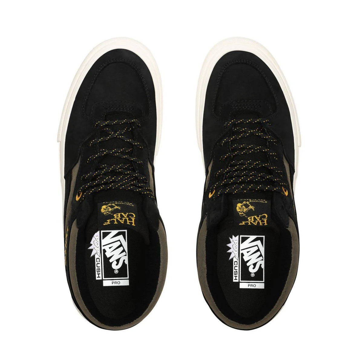 Black Military Half Cab Shoes V204