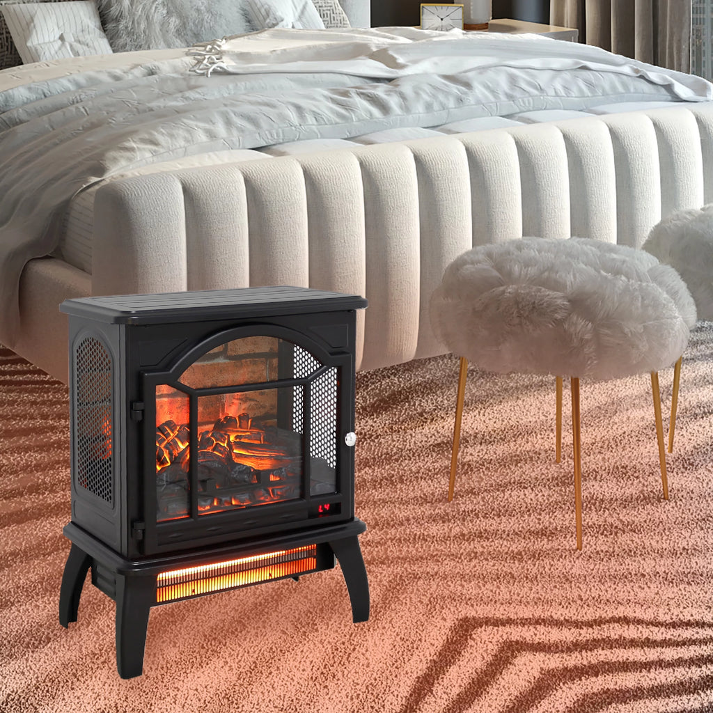 18 Inch 3D Infrared Electric Stove with Remote Control H373