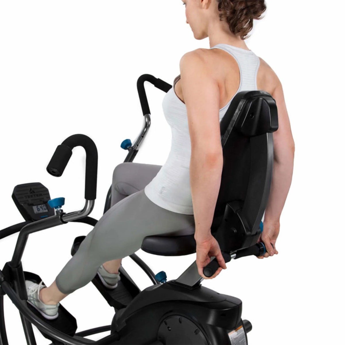 Recumbent Cross Trainer and Cardio Elliptical, Black T271