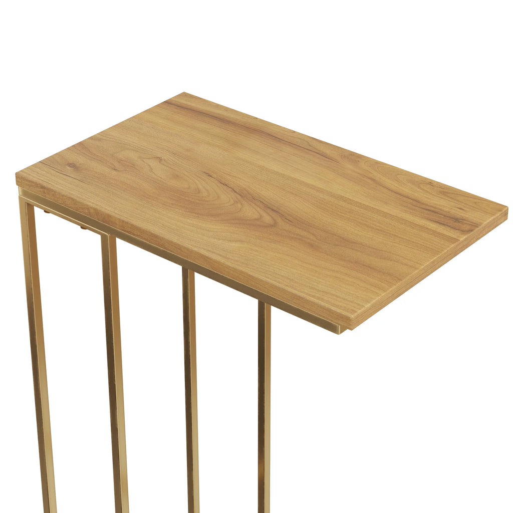C-Shaped Mango Wood End Table C61626