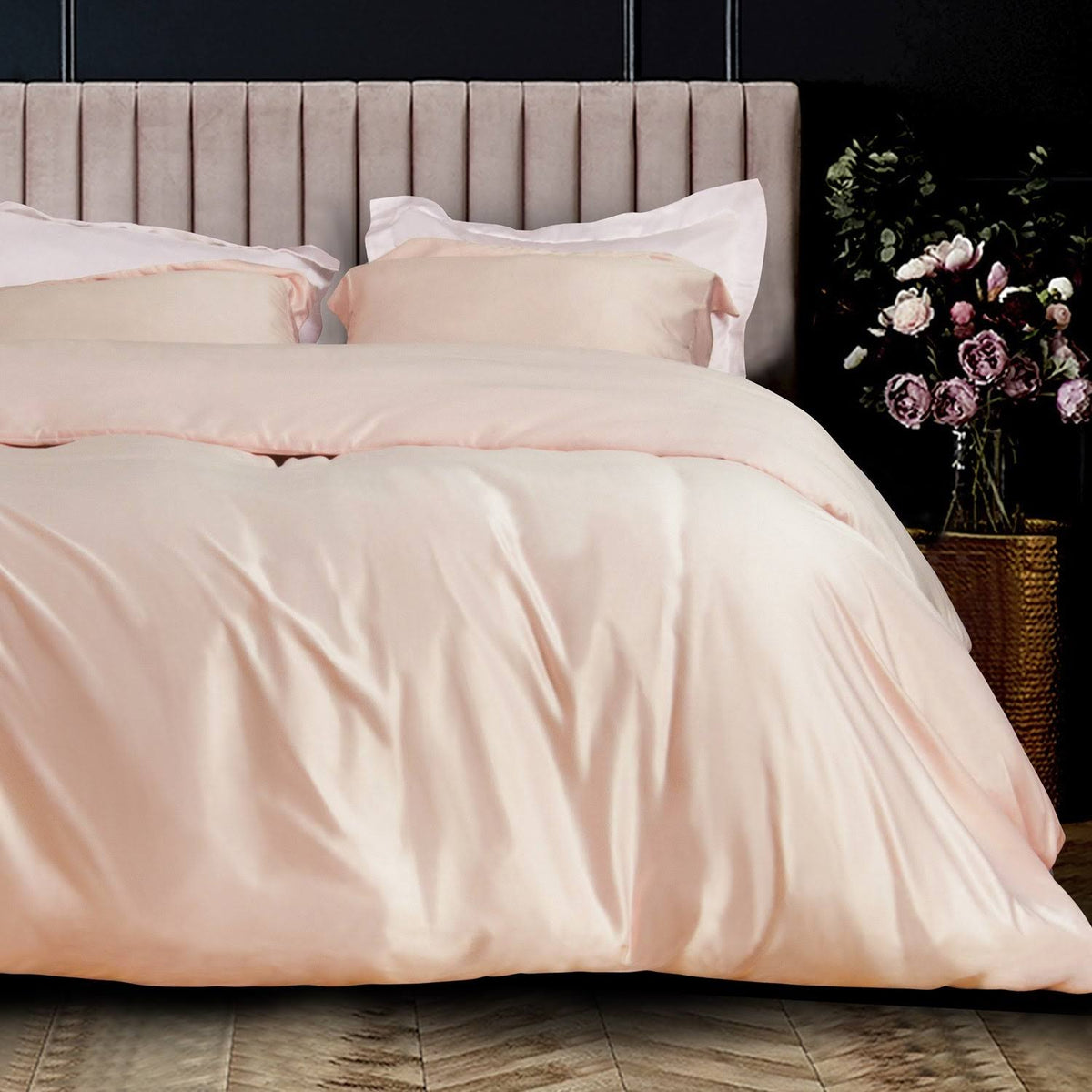 Twin & Queen & King Size 3 Piece Duvet Cover Set with Hidden Zipper O5964