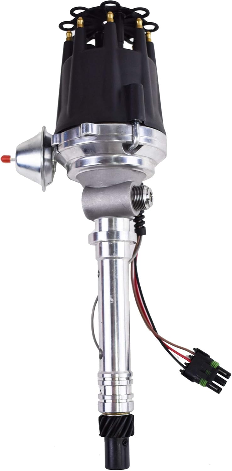 Ready to Run Distributor for Chevy Corvette V8 Engine, Blue Female Cap J225620