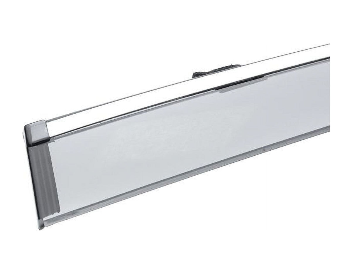 Side Window Visors Rain Guard With Chrome Trim A436