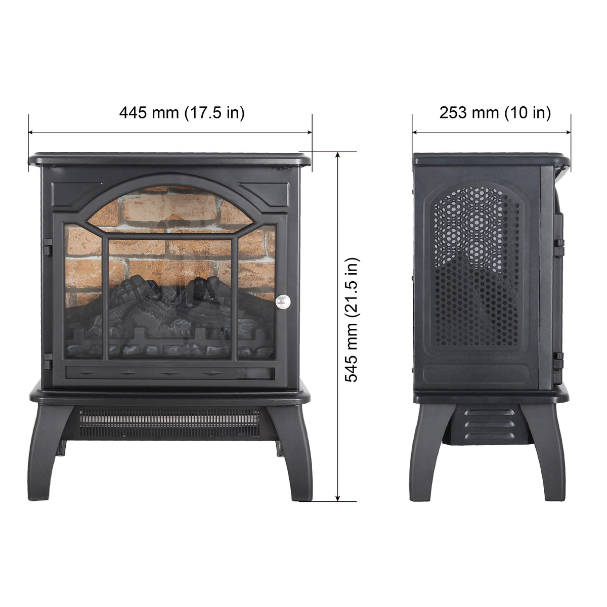 18 Inch 3D Infrared Electric Stove with Remote Control H373