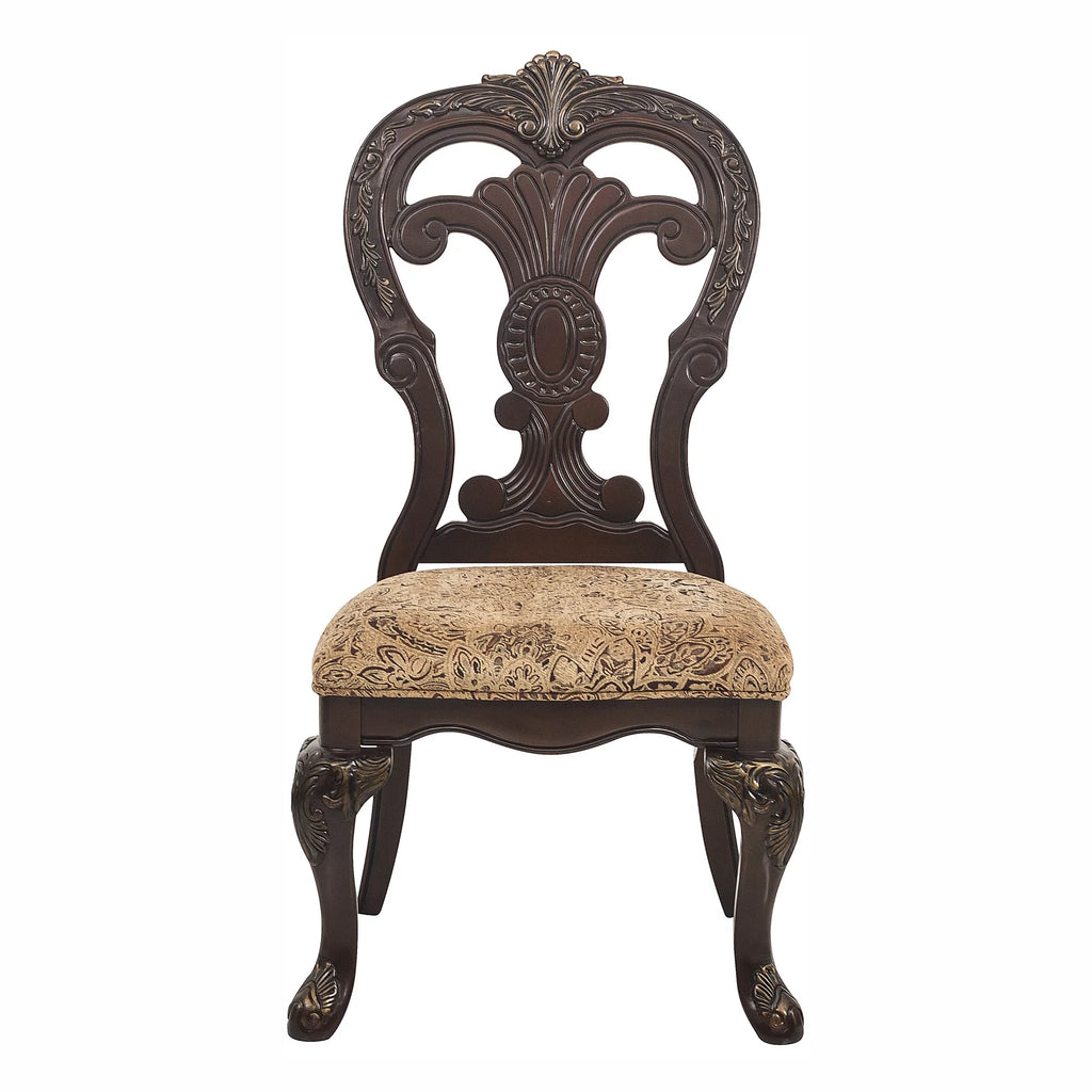 2pc Fabric Upholstered Side Chairs K56474