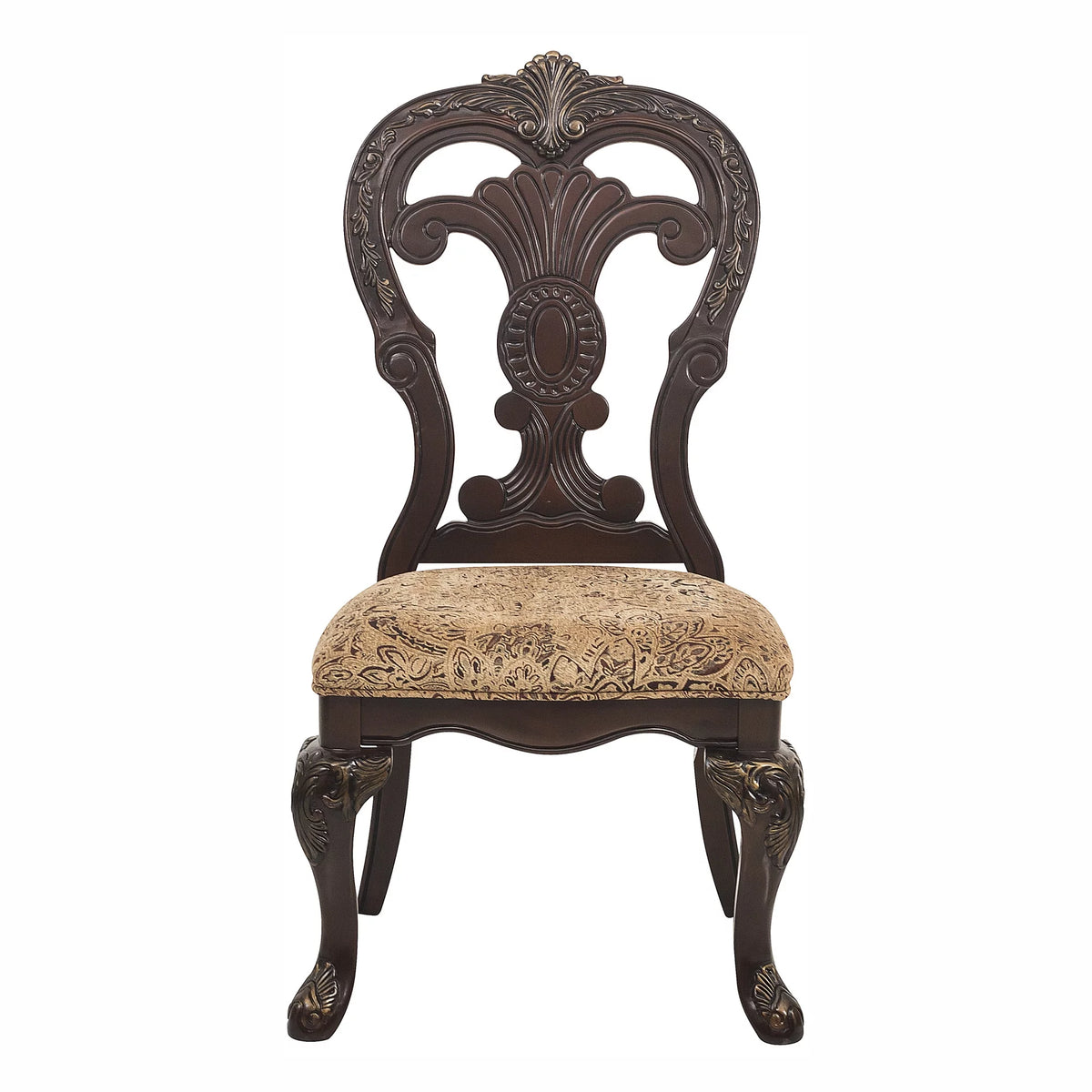 2pc Fabric Upholstered Side Chairs K56474