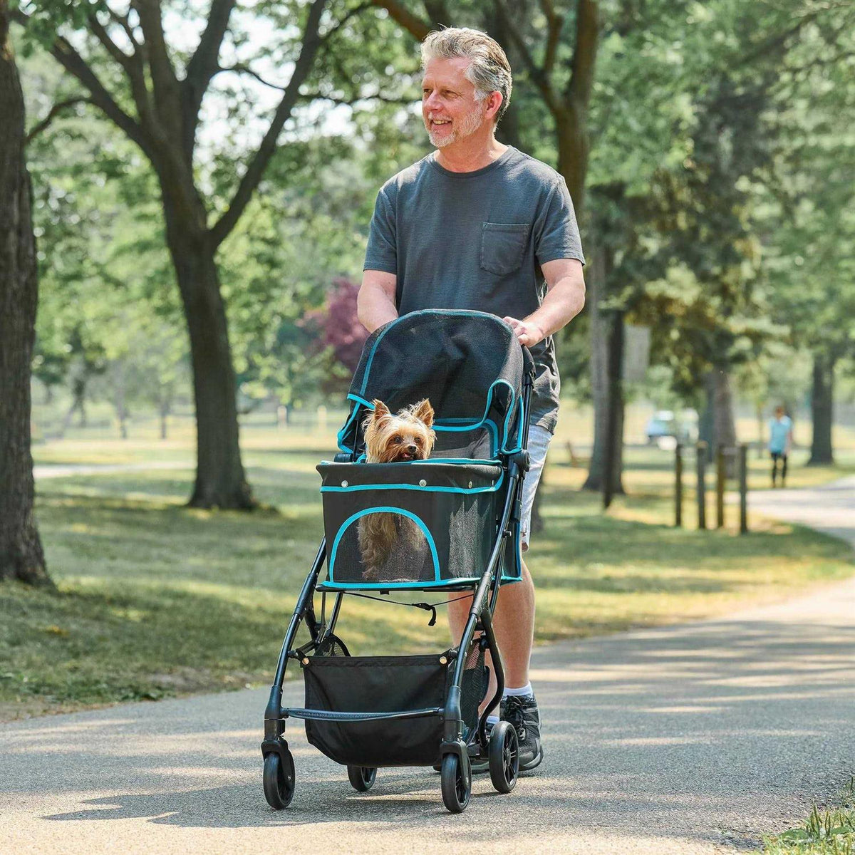 Black Pet Stroller J611033