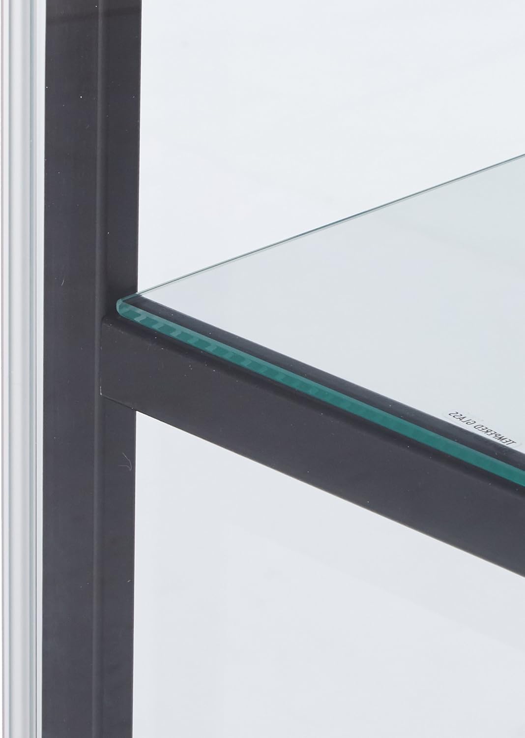 Black Glass Curio Cabinet Y671700