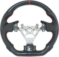 Carbon Fiber Perforated Leather Grip Steering Wheel Z568