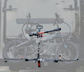 Platform Bike Rack for 2" Hitch Fits Up to 2 X 70 lbs Bike with Up to 5" Fat Tires U32647
