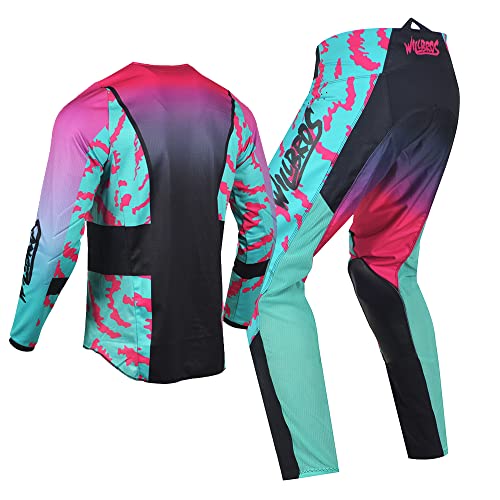 Mens Motocross Jersey Pants Combo MX Gear Set T842