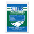 Insect Repellent Wipes, 8 x 10, White, 100/Carton U32616
