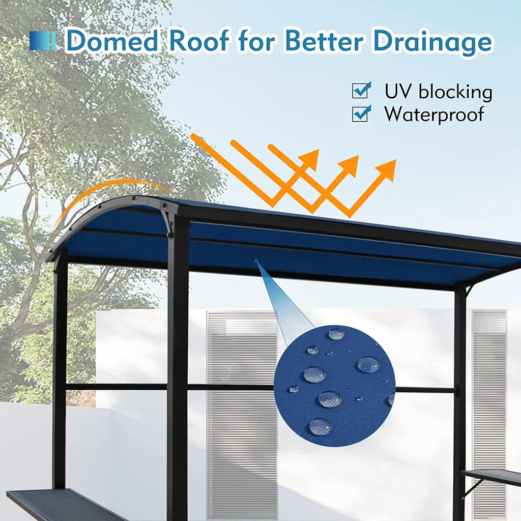 8FT x 4.6FT Outdoor Grill Gazebo E736447