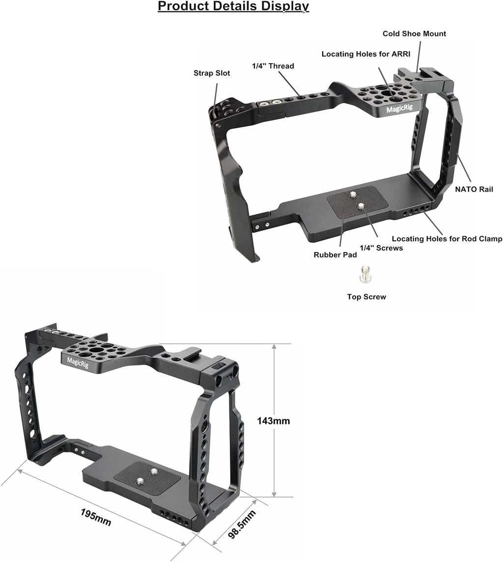Camera Cage with Top Handle Pack of 2 C9033