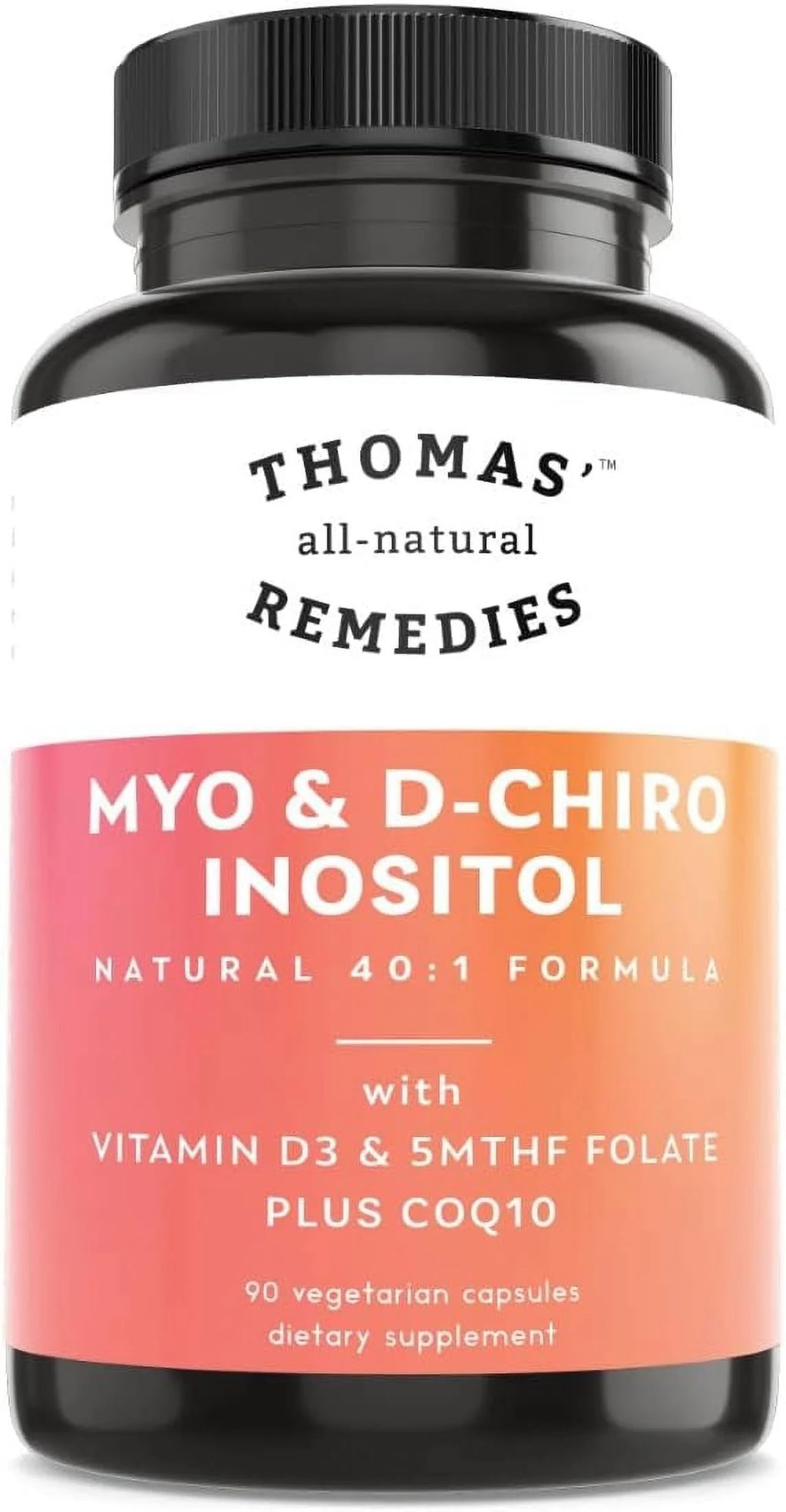 Inositol Blend Supplement with Folate and Vitamin D3, 90 Vegan Capsules A3609