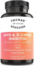Inositol Blend Supplement with Folate and Vitamin D3, 90 Vegan Capsules A3609