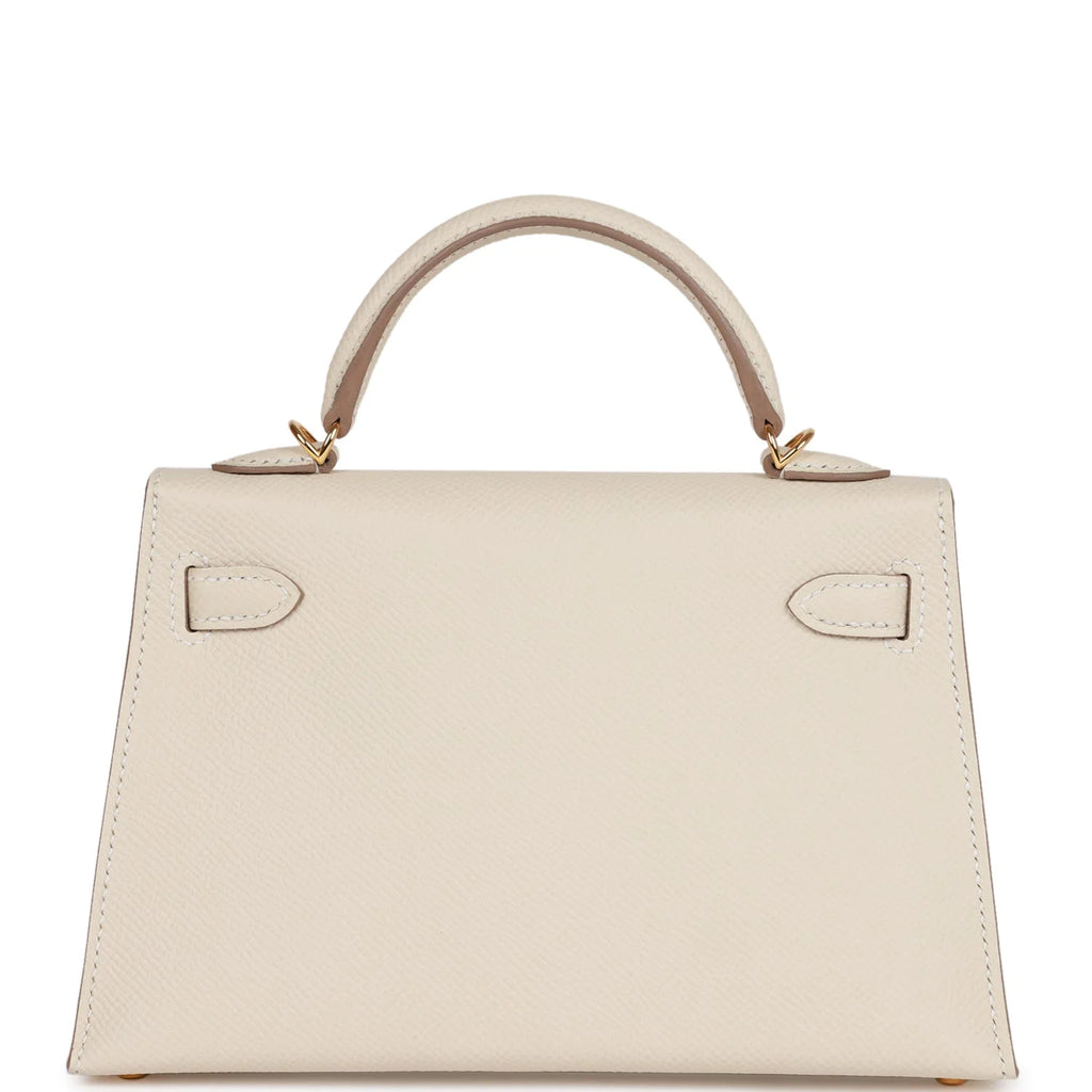 Kelly 20 Craie Epsom Gold Hardware Bag O2528