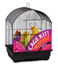 Black Round Top Bird Cage Kit C60120