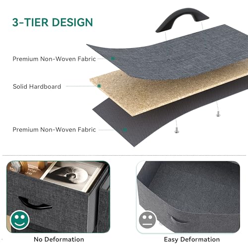 8 Drawer Dresser with Fabric Bins F57733