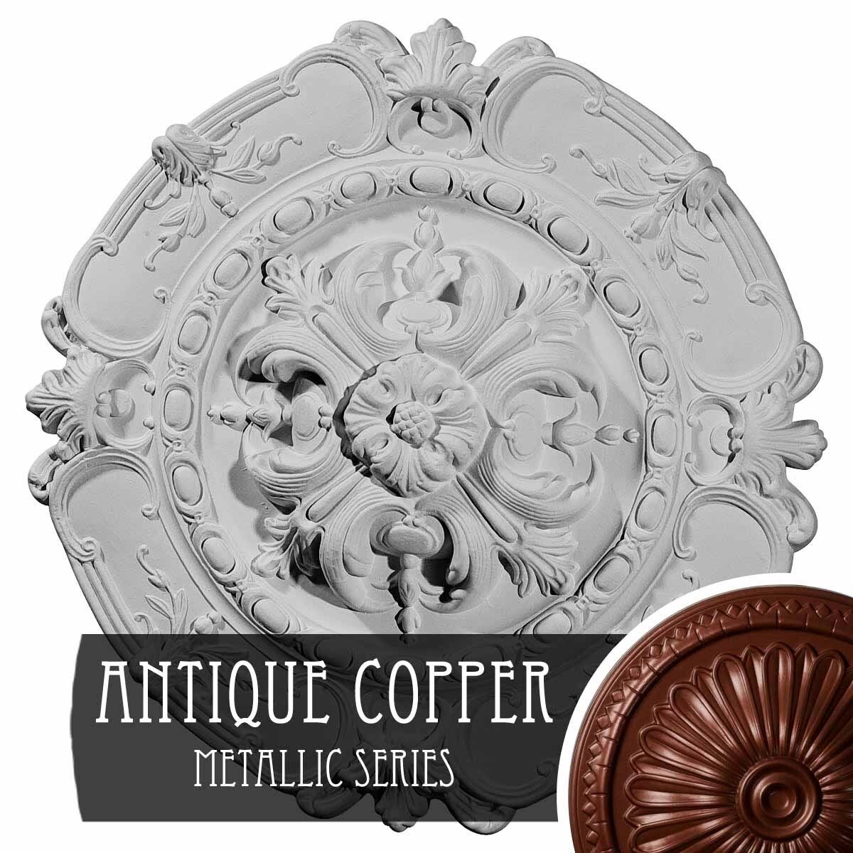 Hand-Painted Ceiling Medallion B14363
