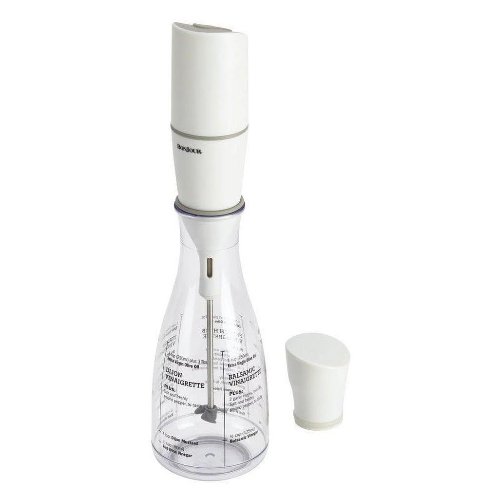 Plastic Salad Dressing Carafe and Handheld Mixer, 12 oz T97647
