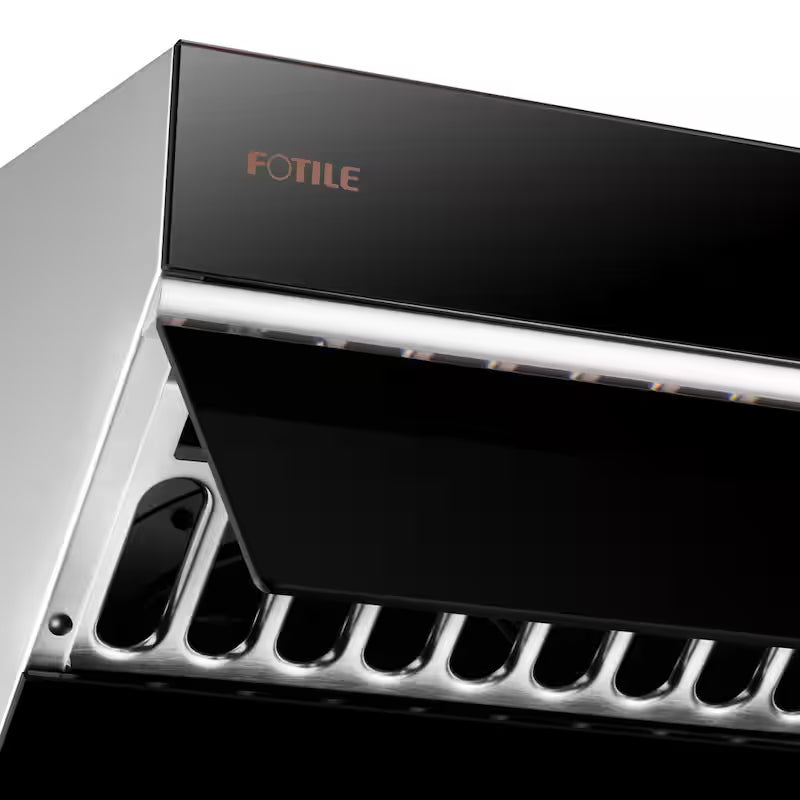 30 in. 850 CFM Under Cabinet or Wall Mount Range Hood with Push Button in Onyx Black M963