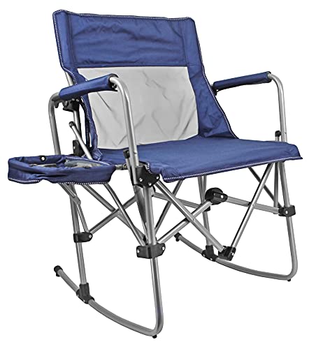 Portable Outdoor Rocking Folding Chair with Side Table H926
