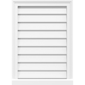 36x22W x 22x22H PVC Gable Vent with Brickmould M60396