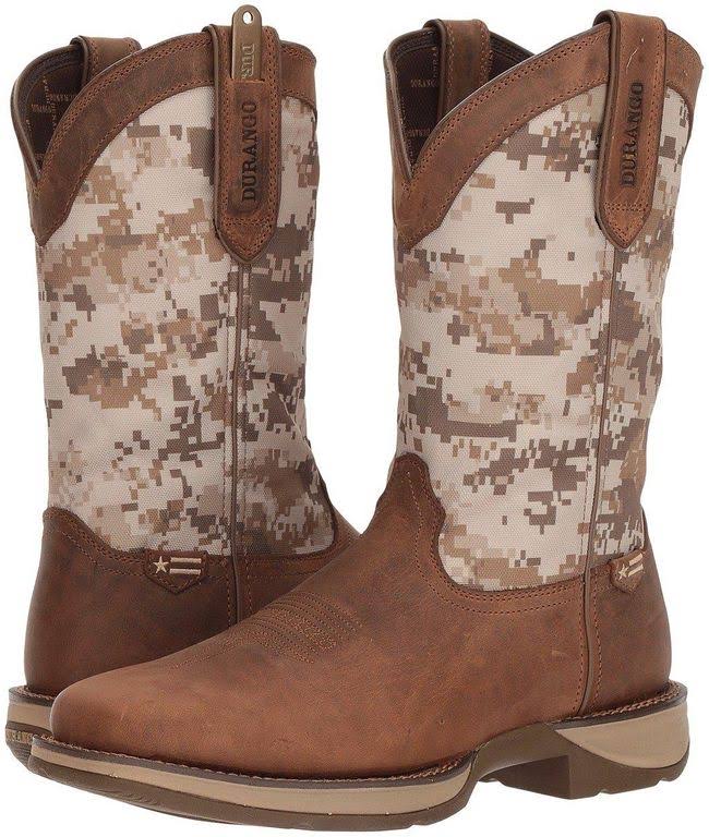 Brown Desert Camo Work Boots L978018