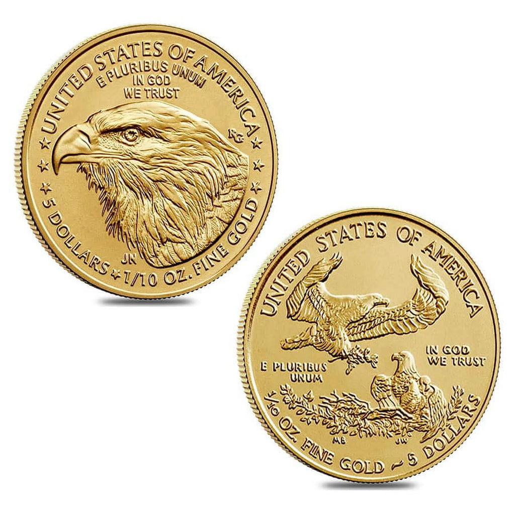 1/10 oz Gold American Eagle $5 Coin Y580791