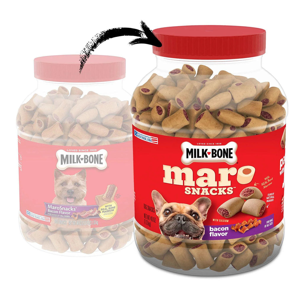 Small Bacon Flavor Dog Biscuit Treats, 40 oz. Z70873