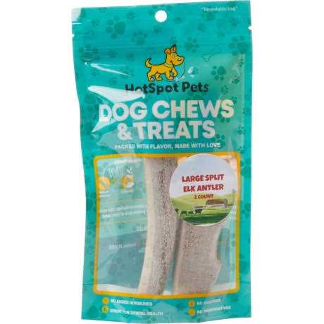 Split Elk Antlers for Dogs R4049