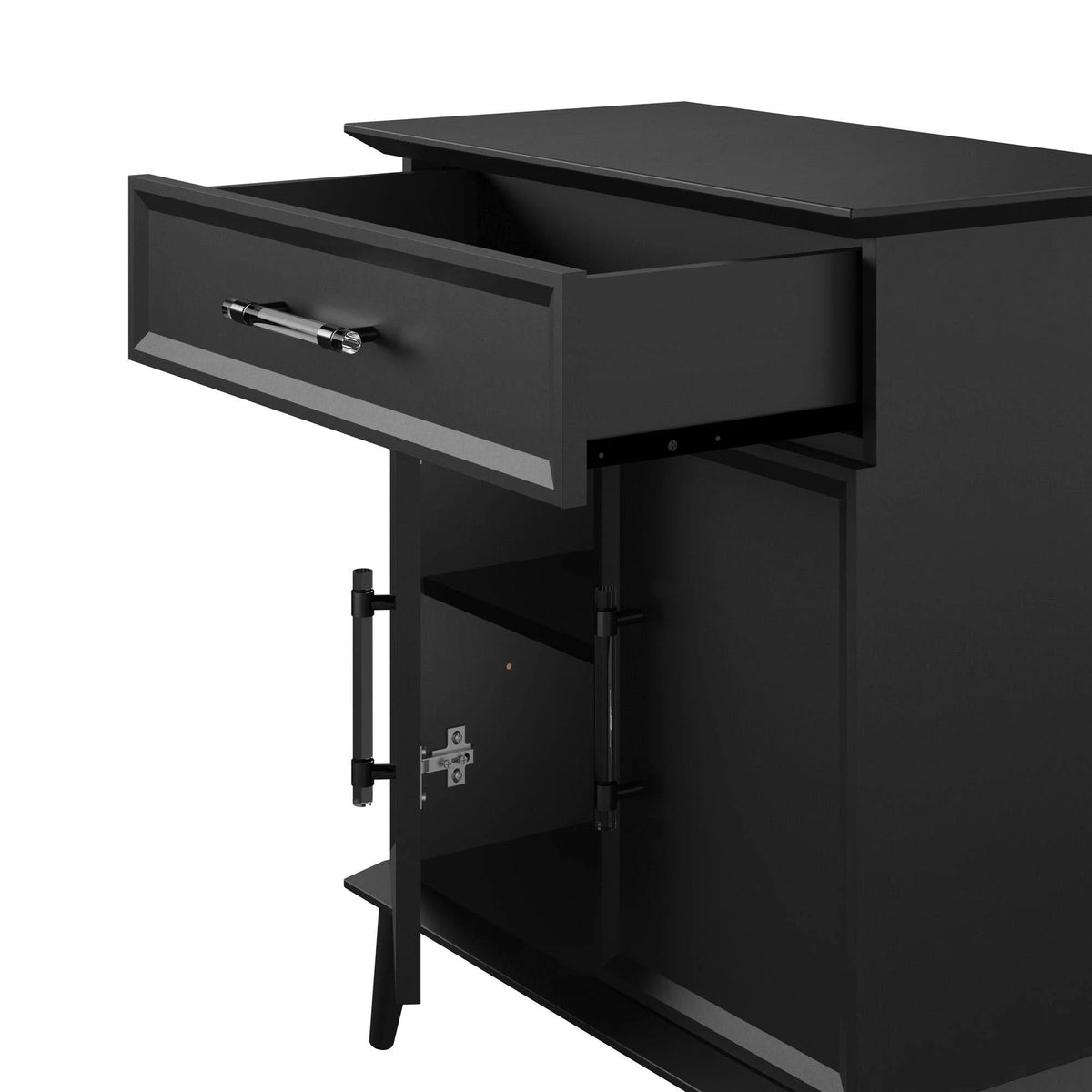 Black Storage Cabinet I3941